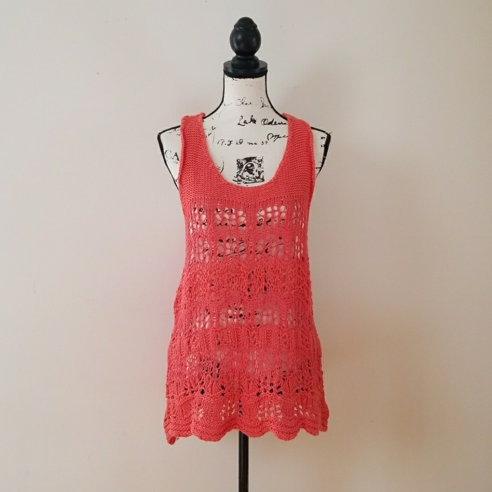 Saint Tropez West open knit top